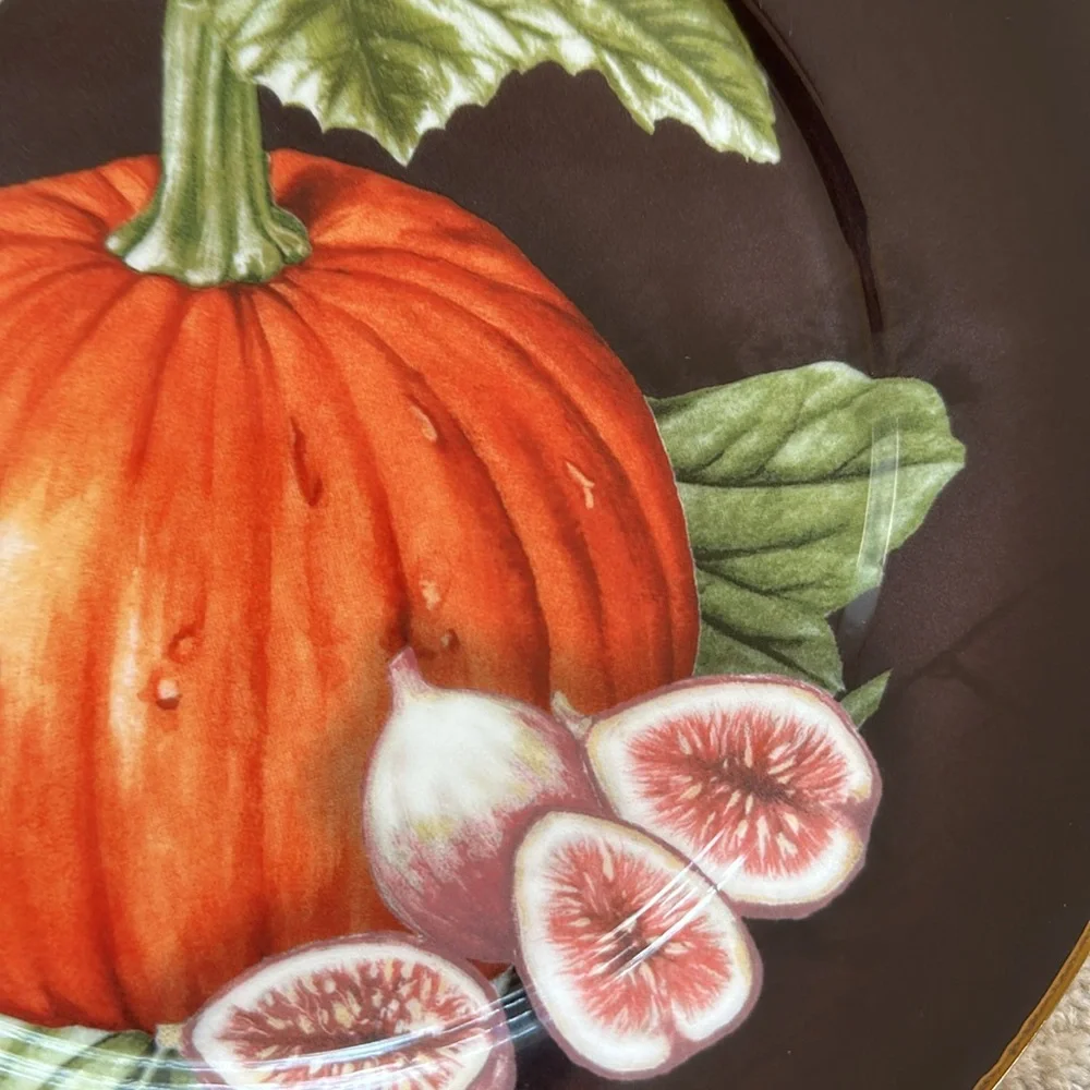 Williams Sonoma's Harvest Pumpkin Plate 9